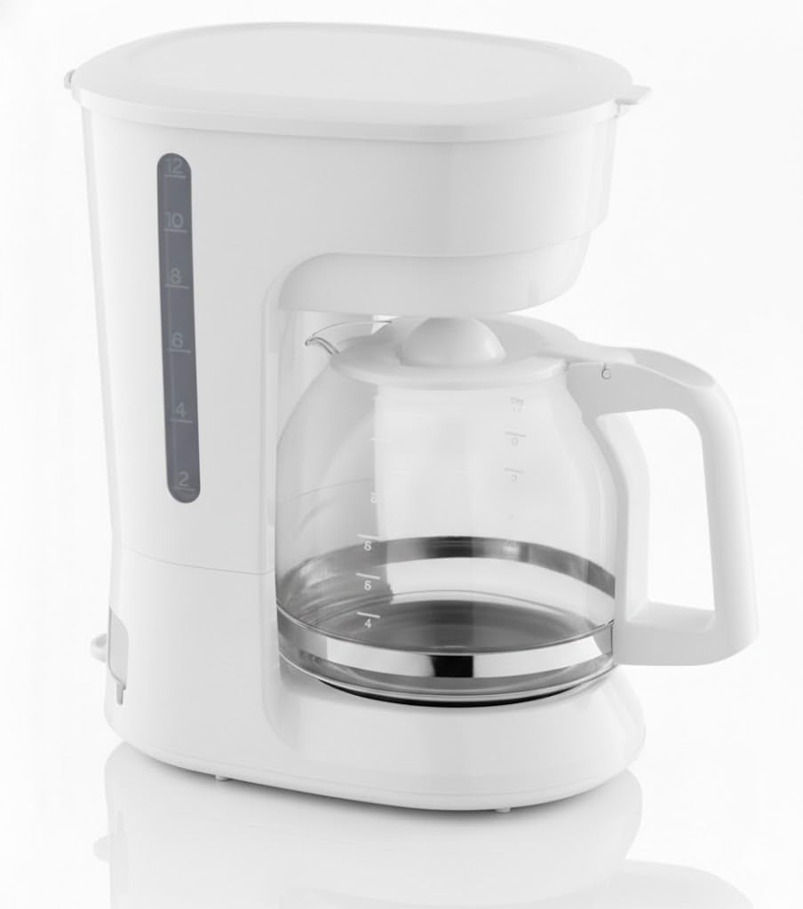 12-Cup Coffee Maker with Non-Drip Carafe, Keep Hot Plate, Black X449