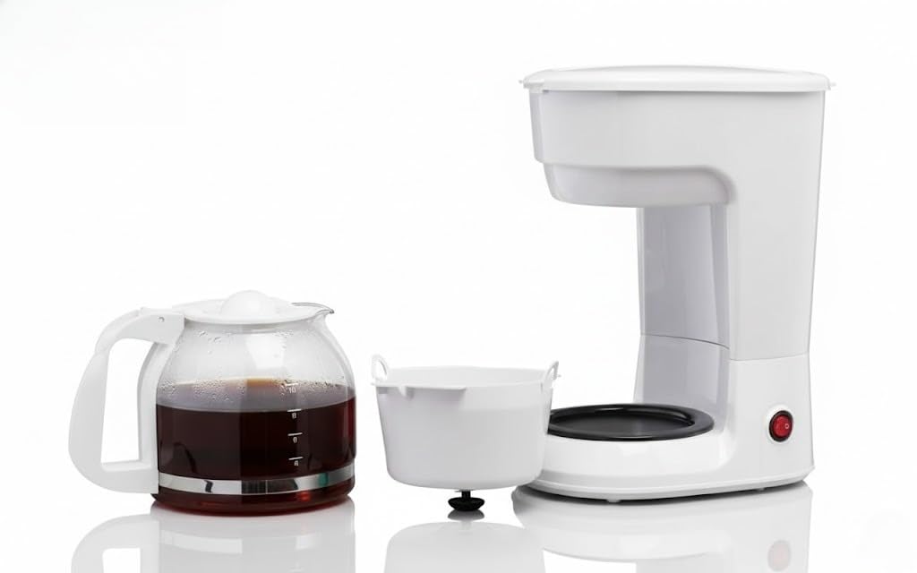 12-Cup Coffee Maker with Non-Drip Carafe, Keep Hot Plate, Black X449