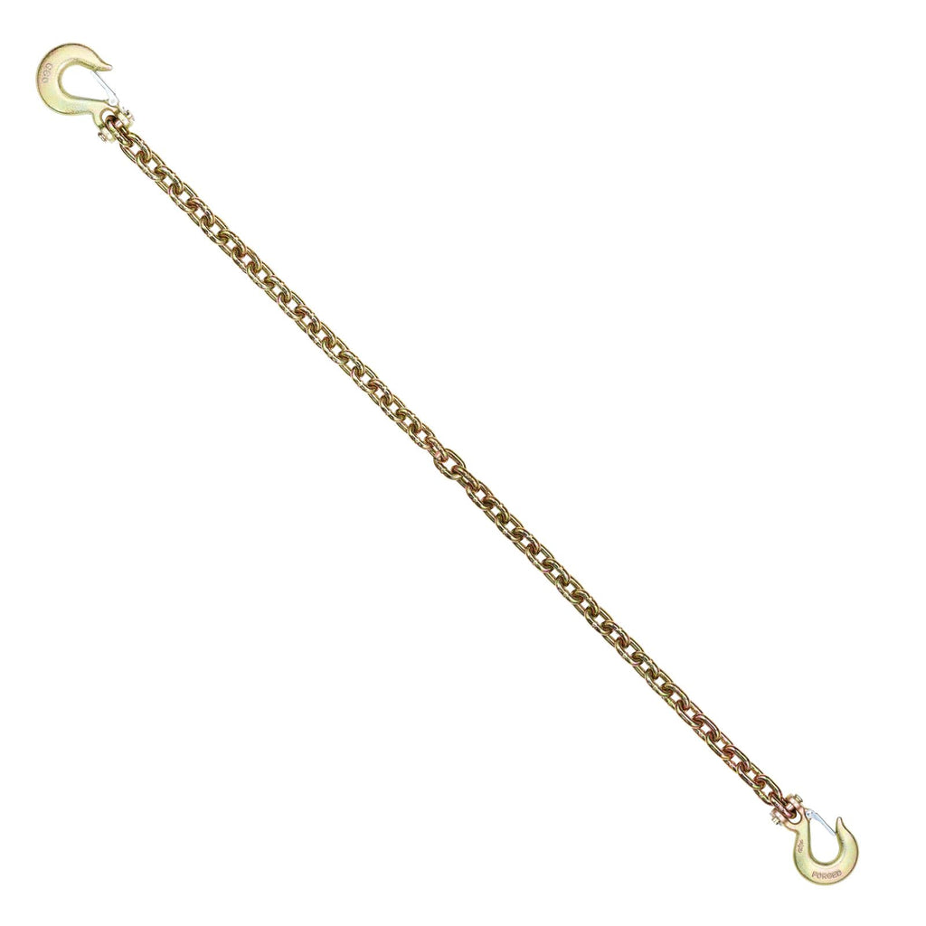 3/8" x 10.3' 2-Pack Tow Chain with Clevis Grab Hooks U911027