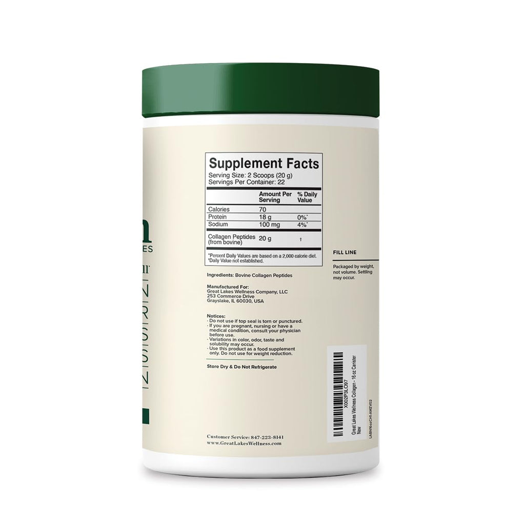 Collagen Peptides Powder Unflavored 16 oz O759301