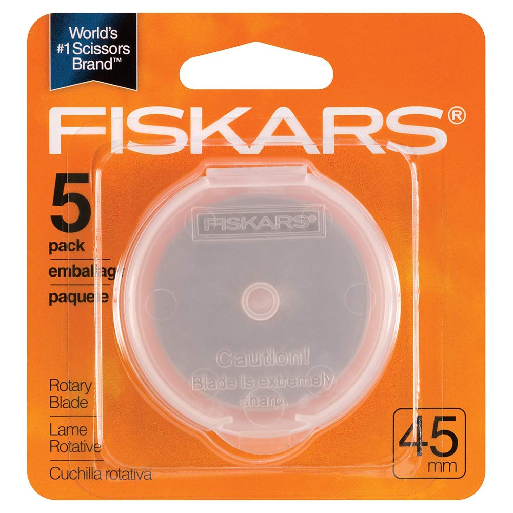 45mm Stainless Steel Rotary Cutter Blades 5-Pack U49392