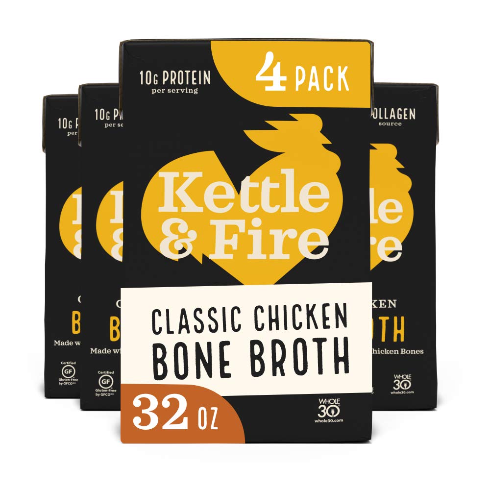 Chicken Bone Broth 4 Pack 32 Ounces V4670