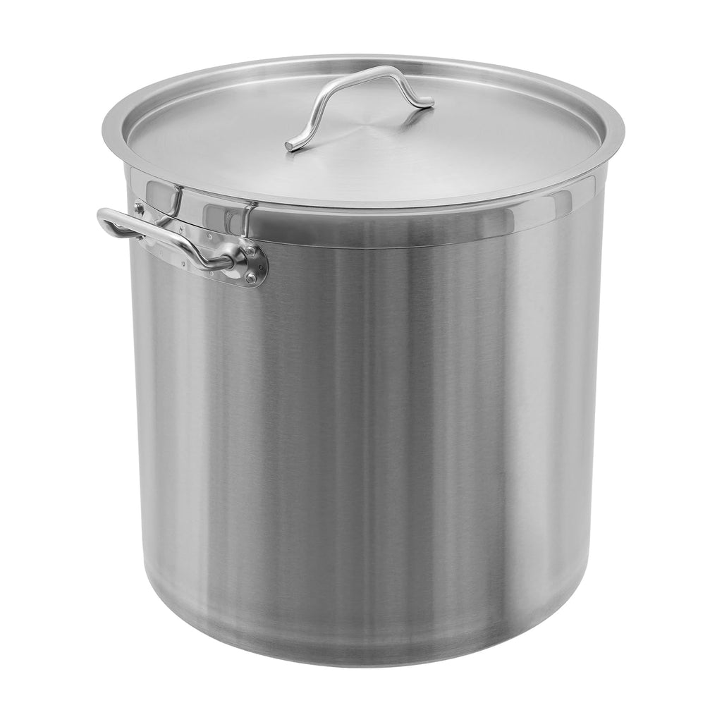 50 Quart Stainless Steel Stockpot with Lid P3419