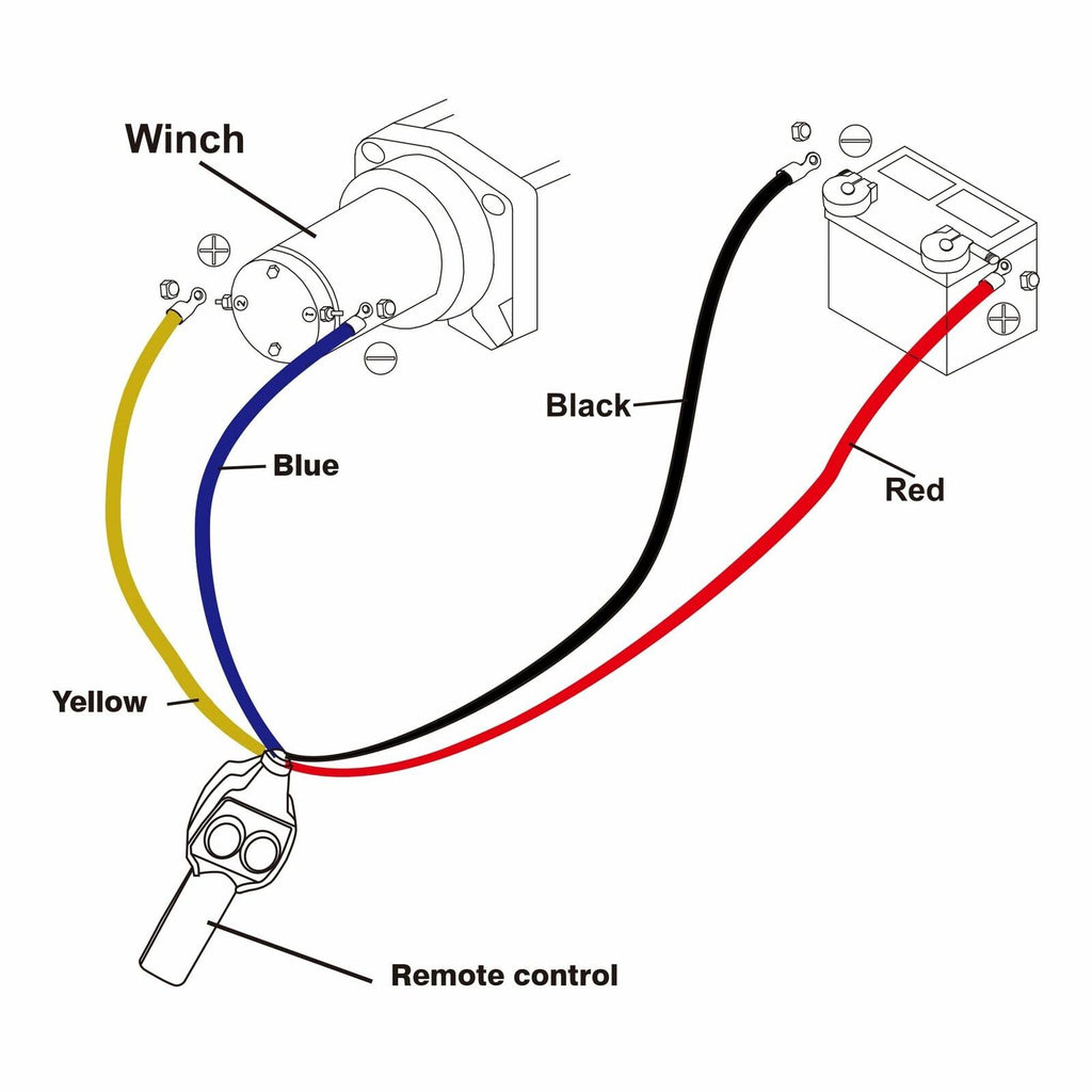 2500lbs 12V Waterproof Electric Winch with Steel Cable M29648