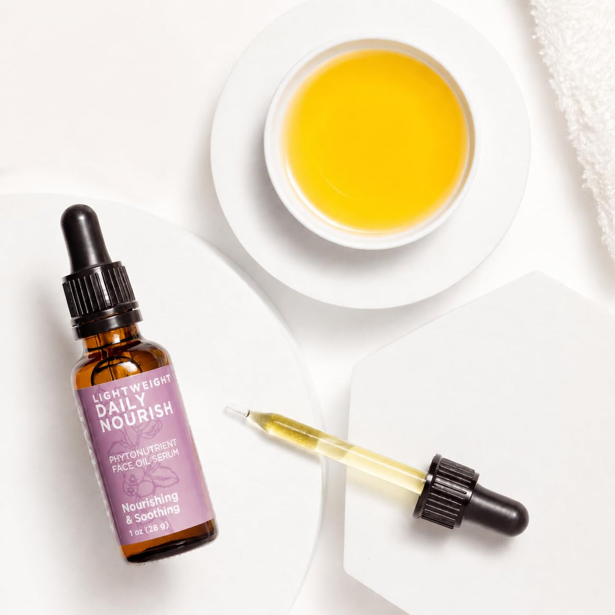 Unscented Plant Based Face Oil Serum, 1 oz I963