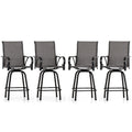 Set of 4 Swivel Outdoor Bar Stools G2493