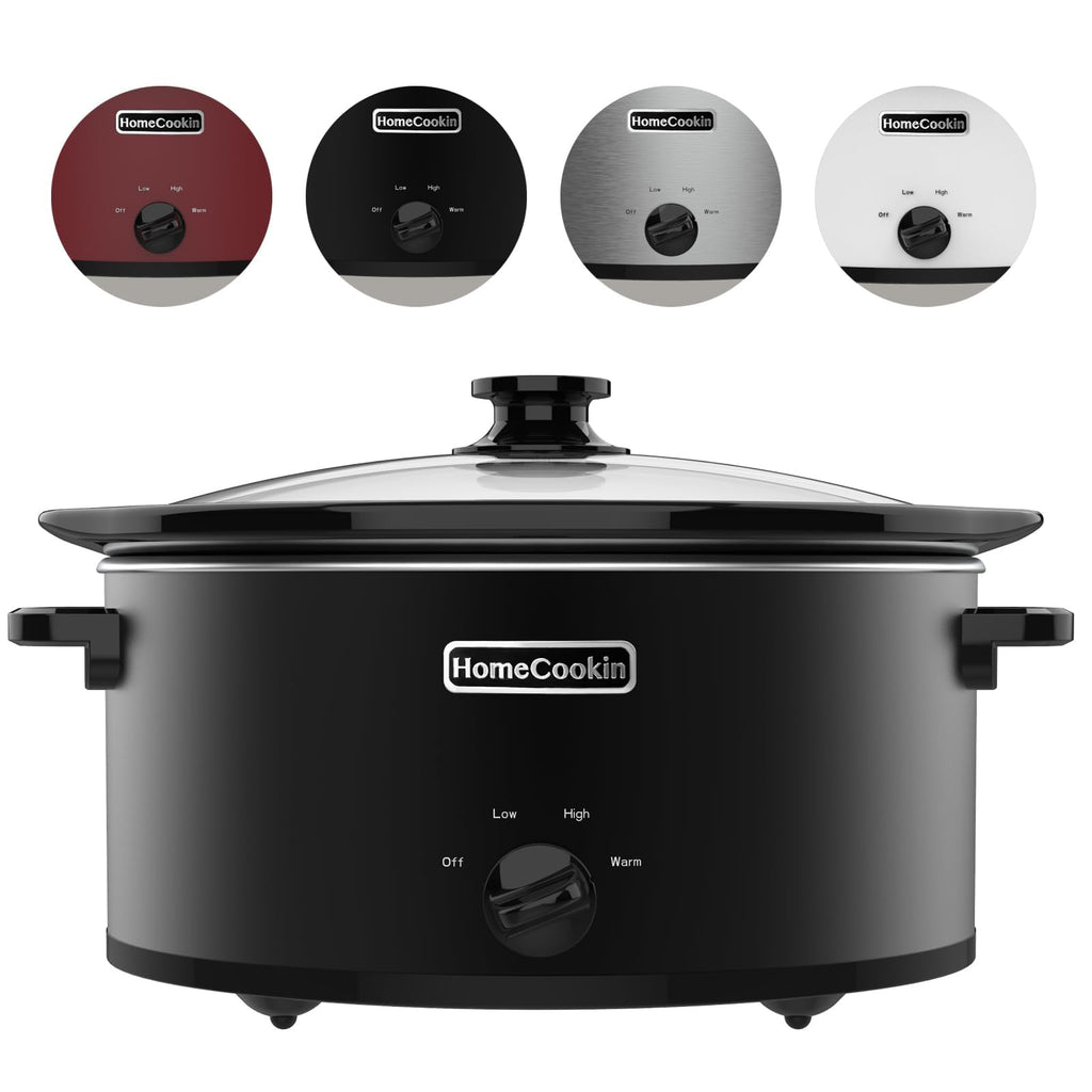 7 Quart Oval Manual Slow Cooker with 3 Cooking Settings G6536