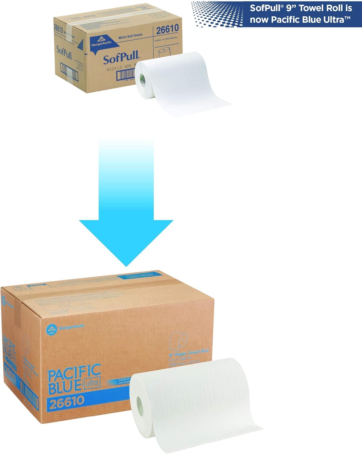 White Paper Towel Roll M284941