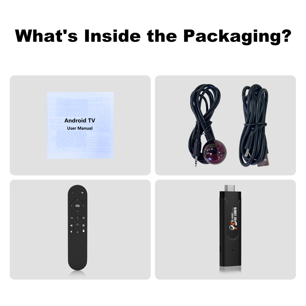 Android 13.0 4K TV Stick 2GB RAM 16GB ROM B119
