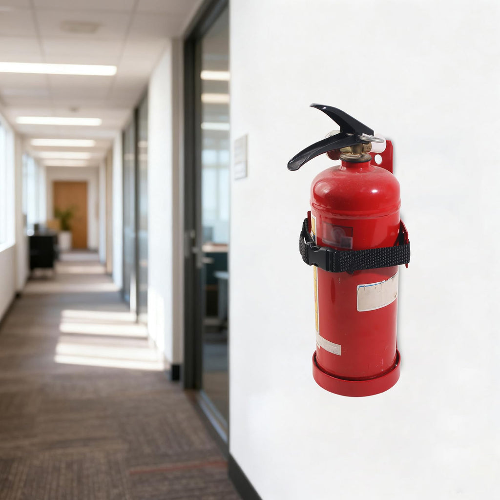 Fire Extinguisher Mount, 2.5LB Adjustable Straps Wall Hanging Holder 2Pcs T45821
