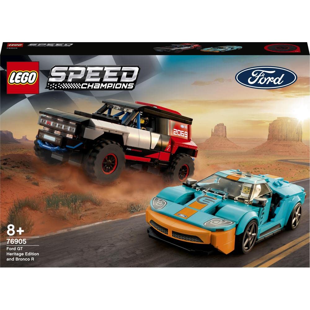 Speed Champions Ford GT Heritage Edition and Bronco R I632
