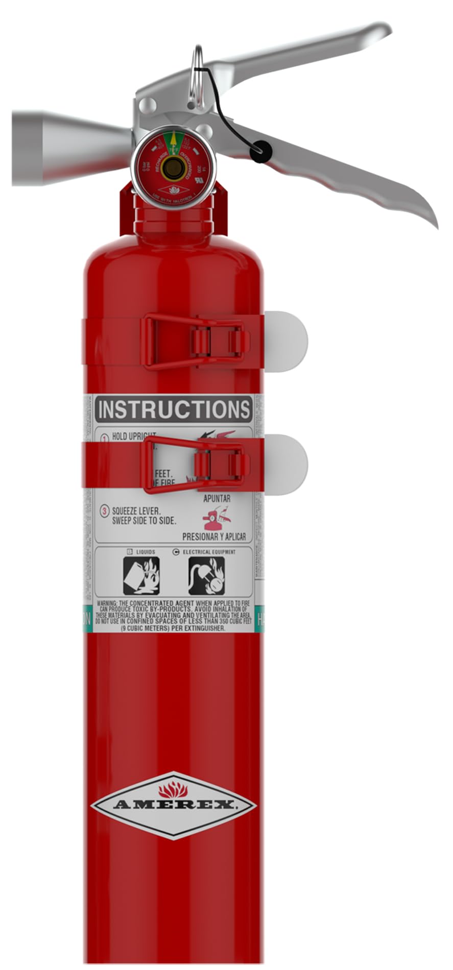 2.5 lb. Halotron I Class B C Fire Extinguisher, Pack of 2 B825147