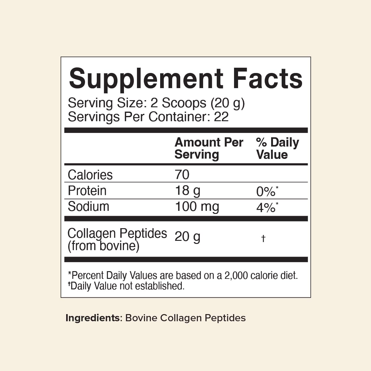 Collagen Peptides Powder Unflavored 16 oz O759301