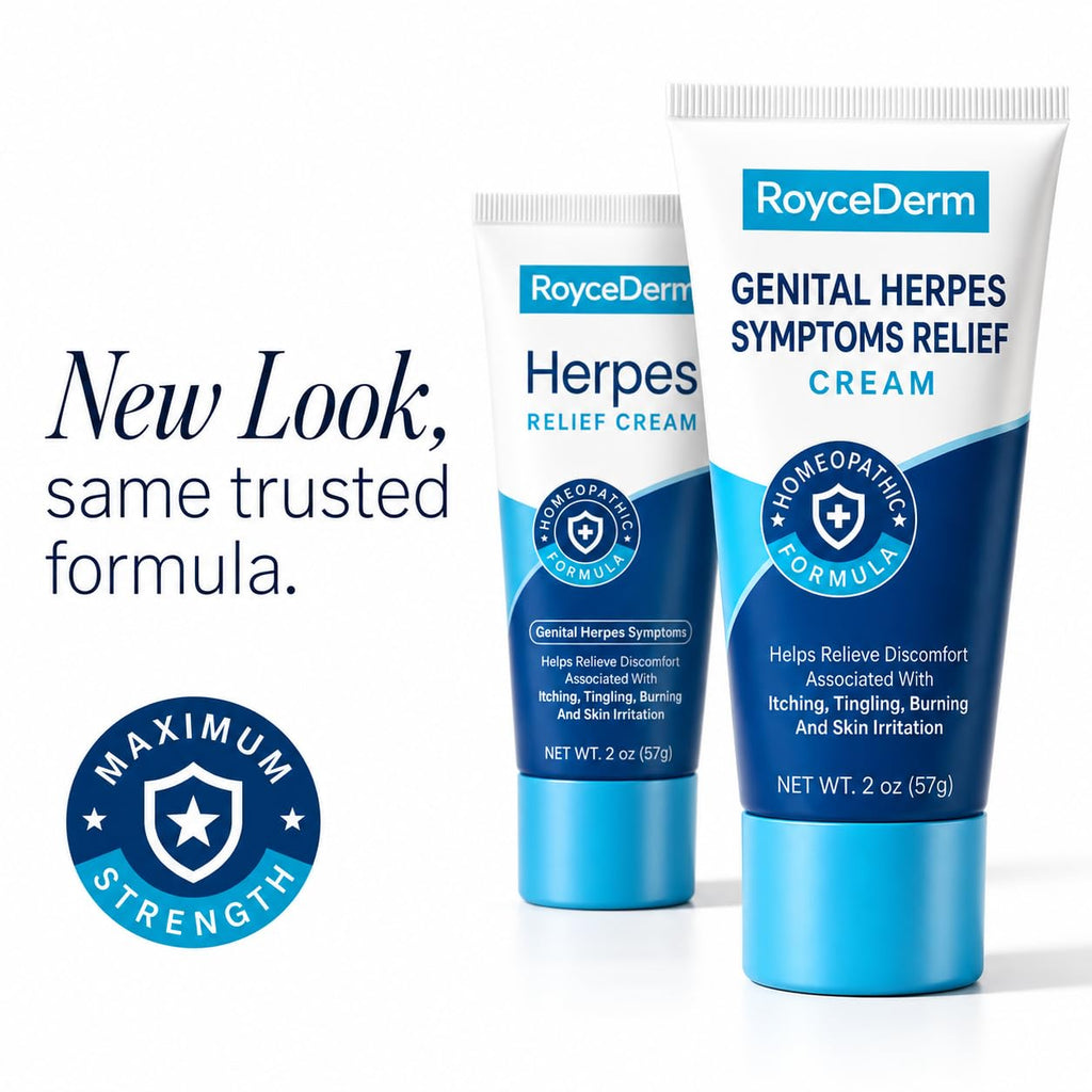 Herpes Treatment Cream for Symptom Relief, 2 oz V8411