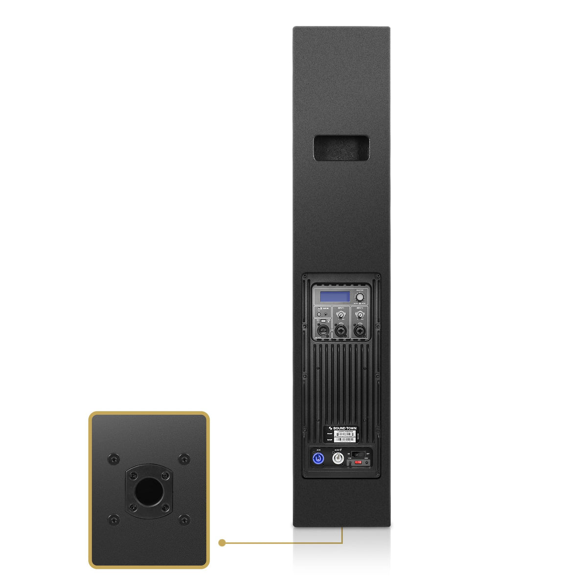 Powered Column Array Speaker System with 18" Subwoofer and Bluetooth B92903