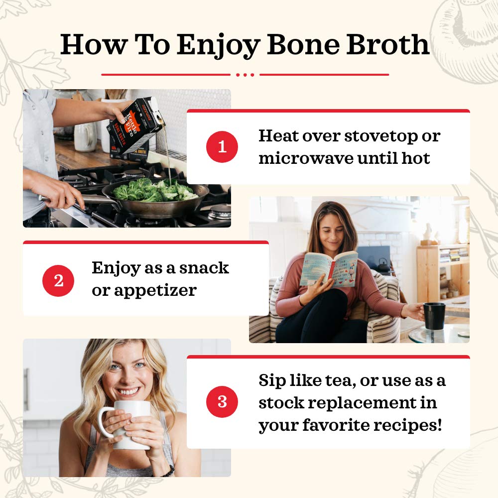 Chicken Bone Broth 4 Pack 32 Ounces V4670