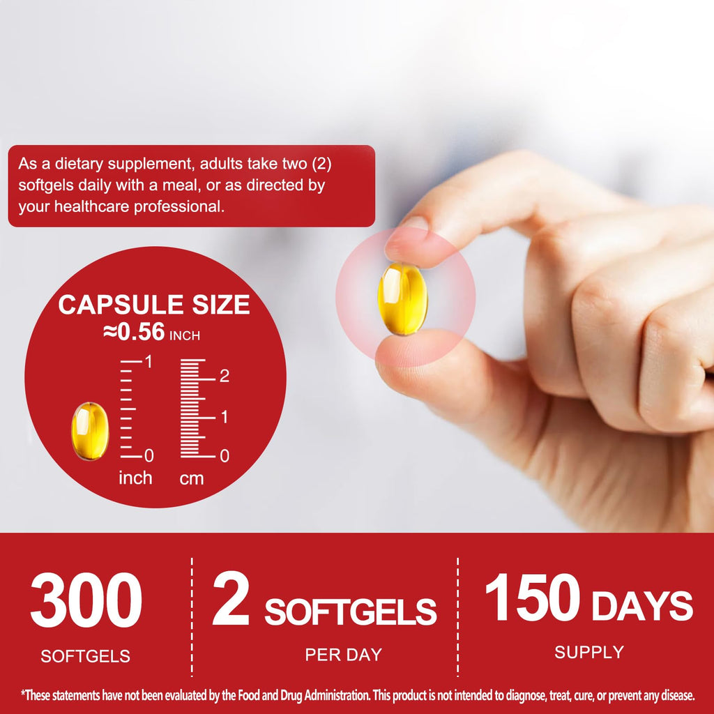 Odorless Garlic Supplement 300 Softgels E576795