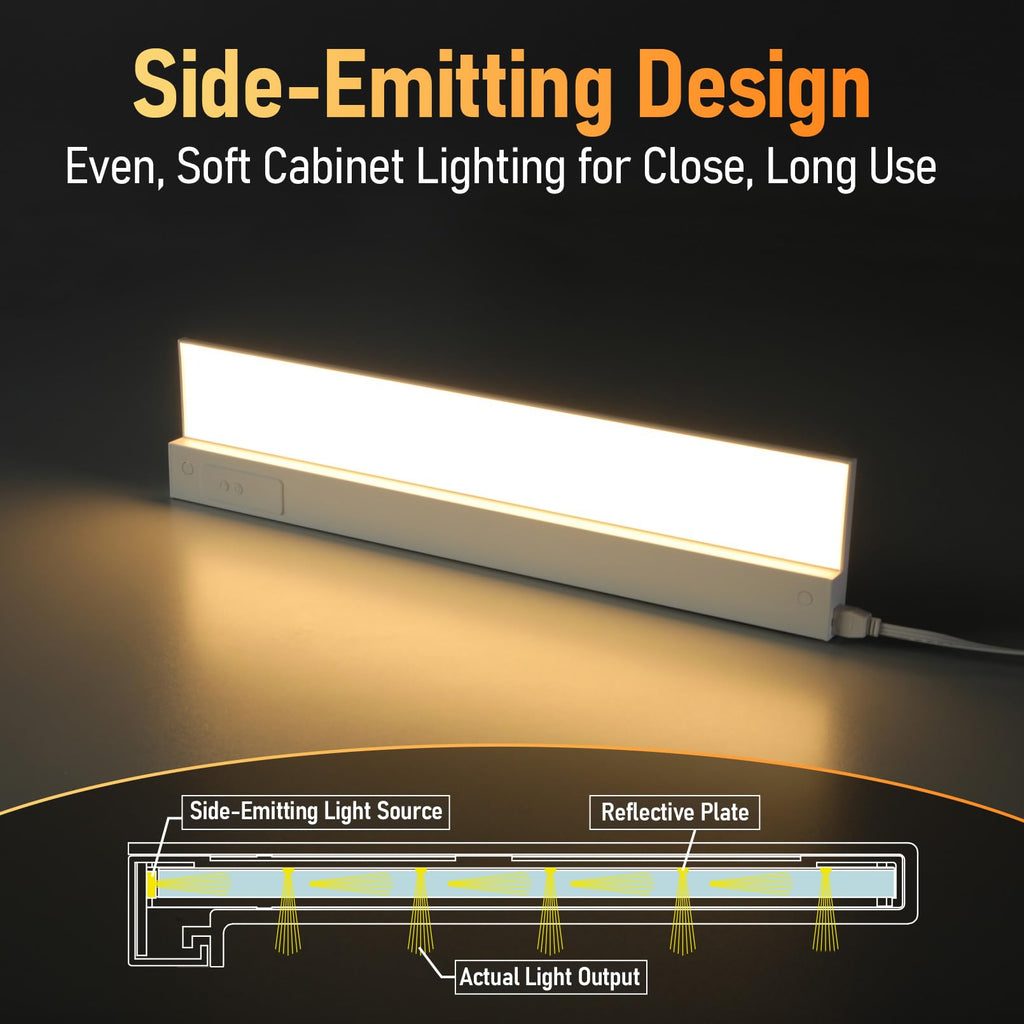 2-Pack Ultra-Slim LED Under Cabinet Lighting D21827
