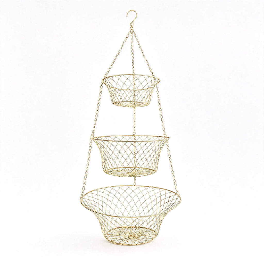 3-Tier Copper Hanging Basket G183342