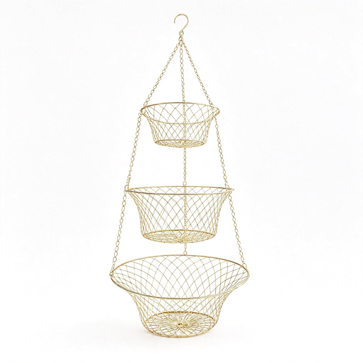 3-Tier Copper Hanging Basket G183342