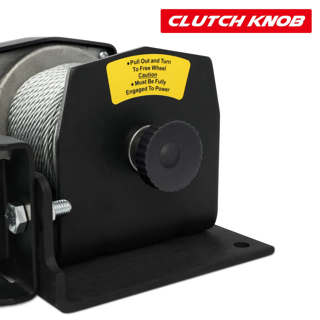 2500lbs 12V Waterproof Electric Winch with Steel Cable M29648