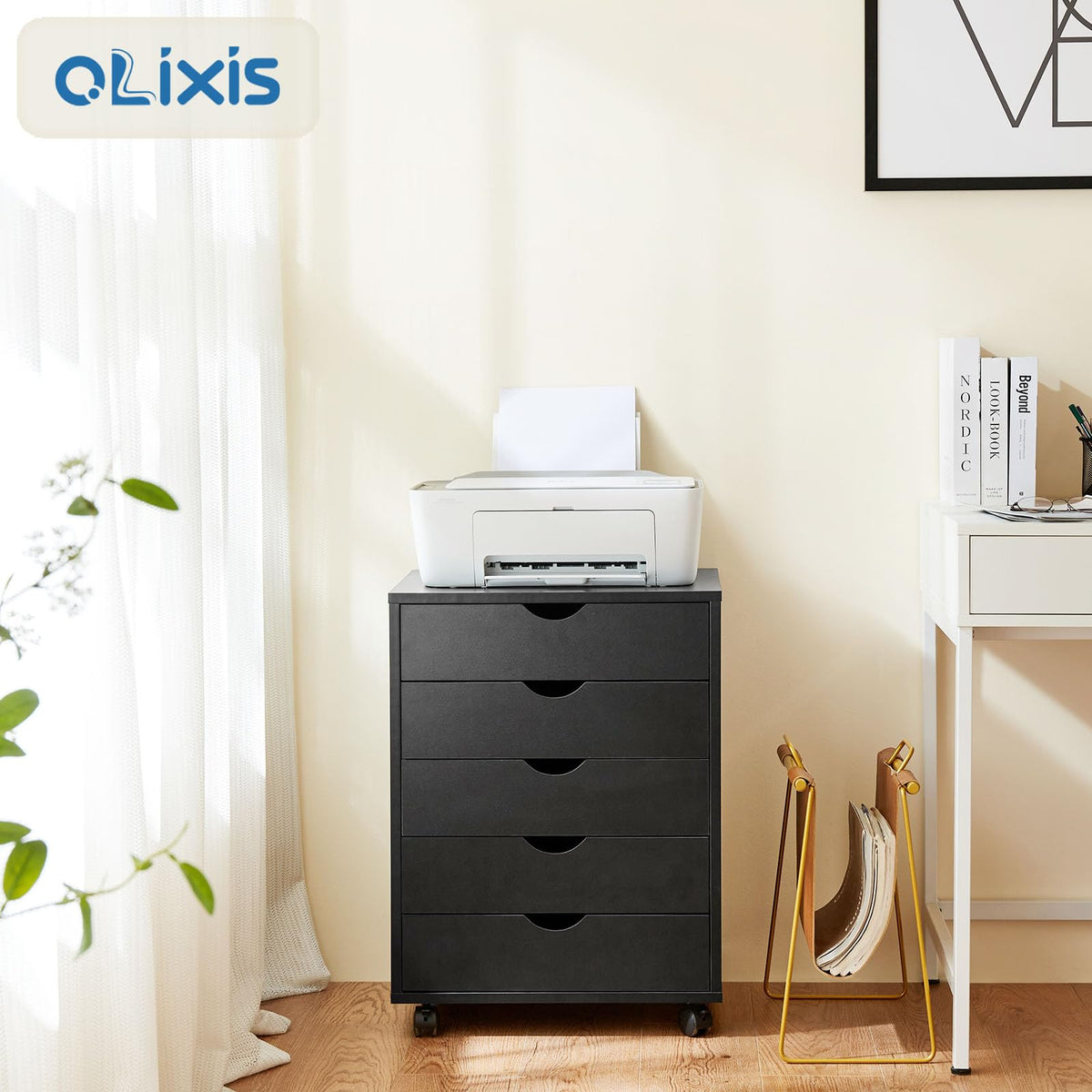 5 Drawer File Cabinet with Wheels H78013