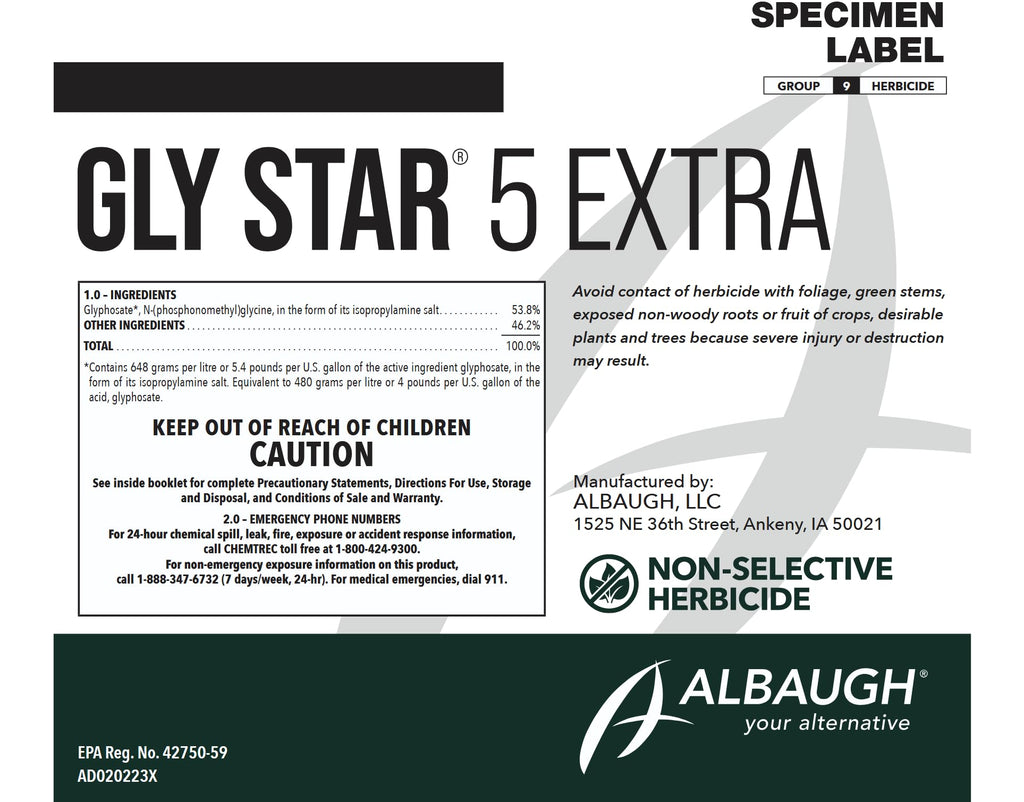 Glyphosate Concentrate 2.5 Gallons C93232