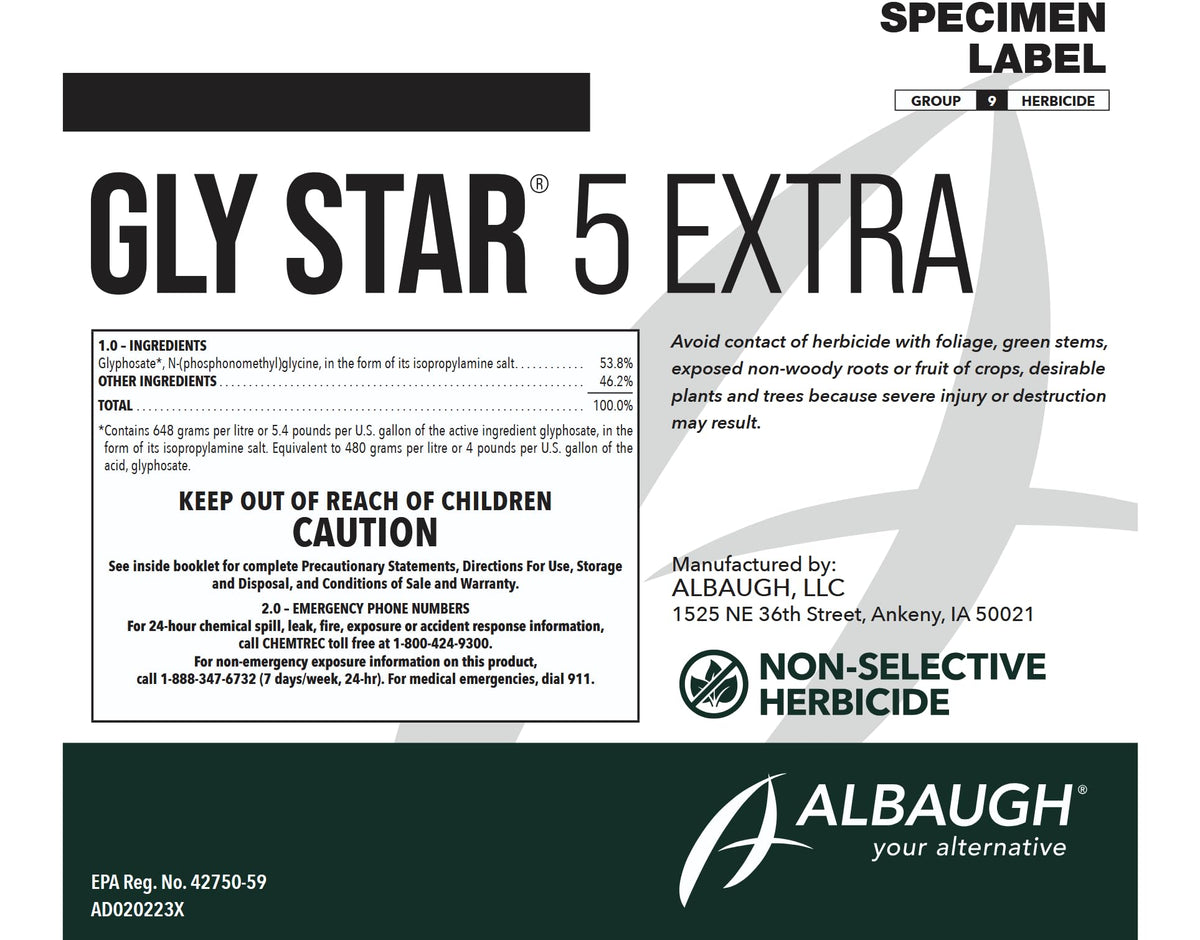 Glyphosate Concentrate 2.5 Gallons C93232