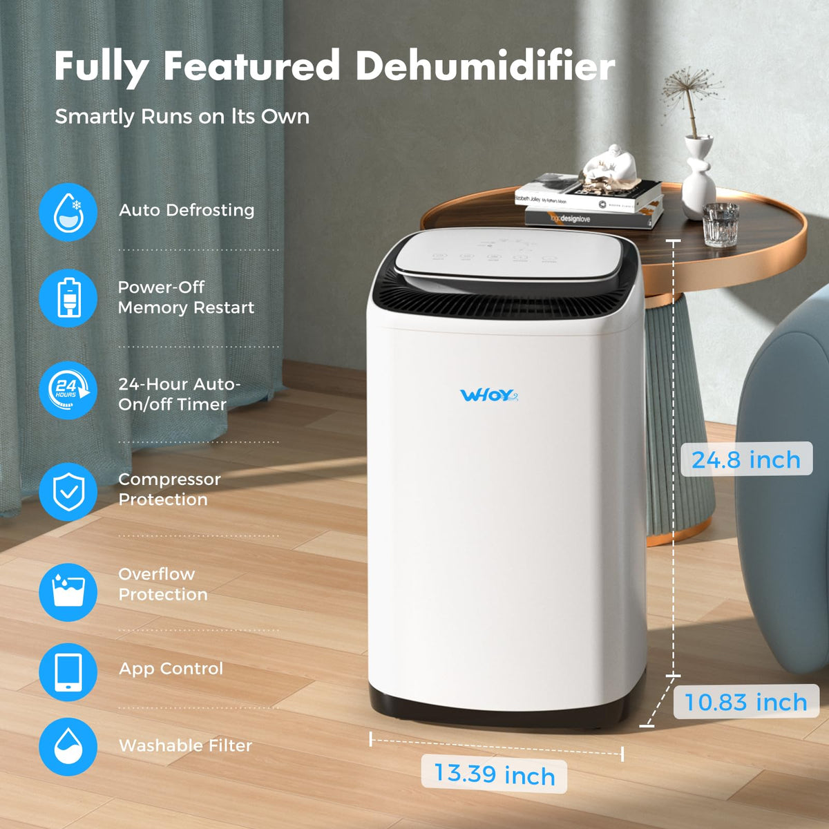 80 Pint Dehumidifier with Drain Hose R259697