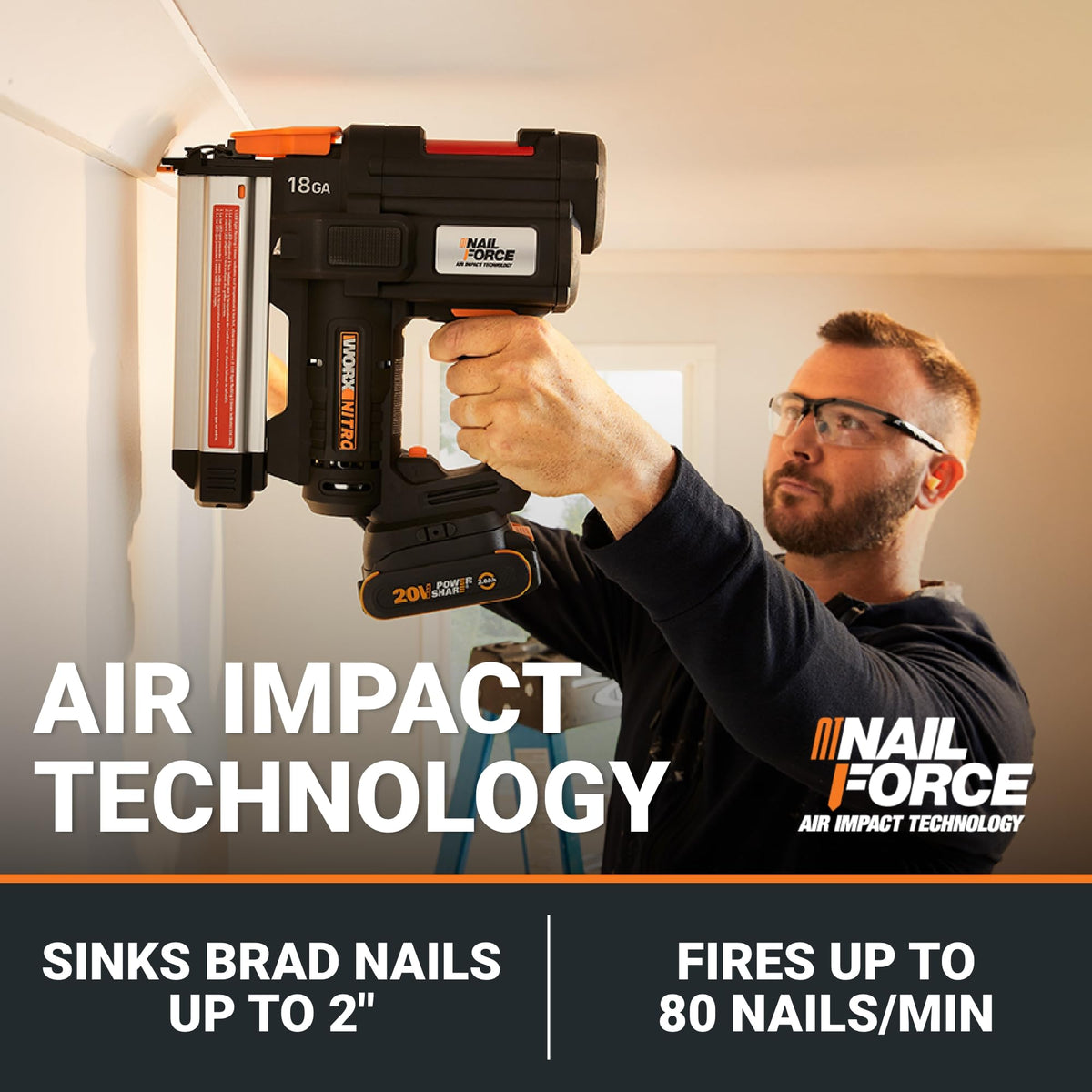 Cordless Brad Nailer 20V 18GA V752