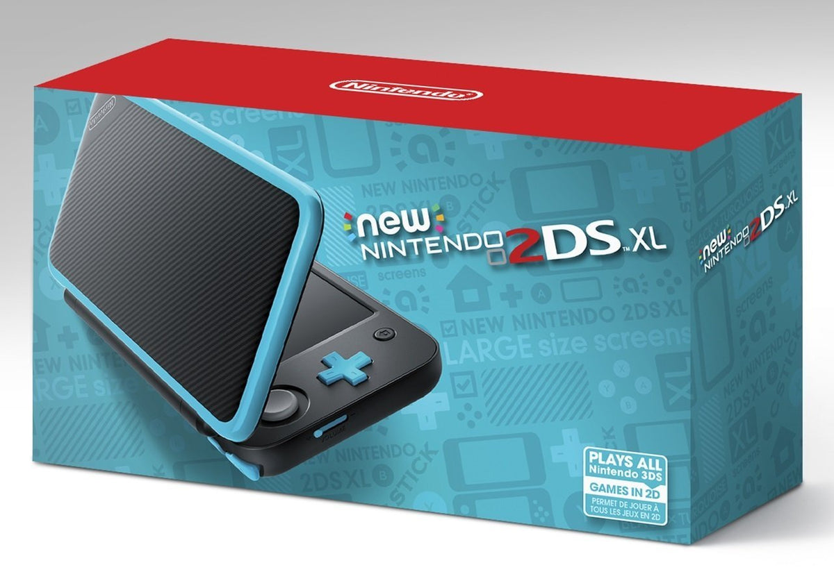 Black Turquoise Handheld Game Console S21891