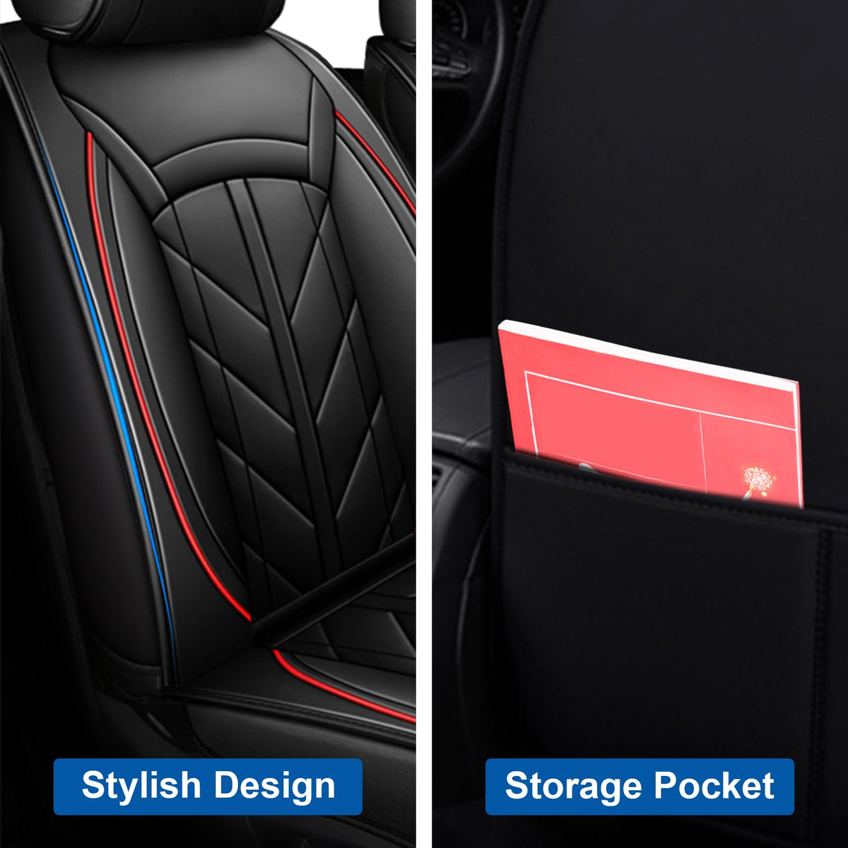 Waterproof Car Seat Covers Set of 5 M412