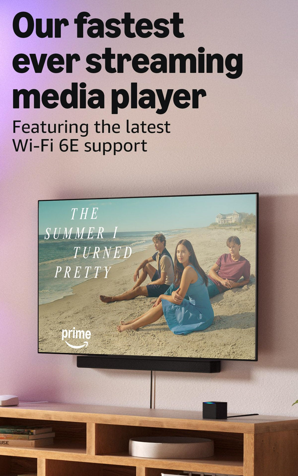 Hands-free Streaming Device with Alexa, Wi-Fi 6E, 4K Ultra HD J973
