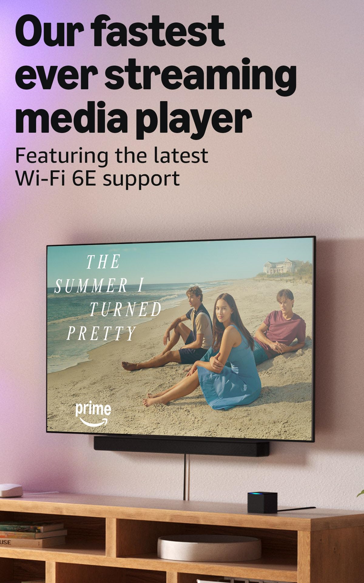 Hands-free Streaming Device with Alexa, Wi-Fi 6E, 4K Ultra HD J973