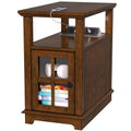 End Table with Charging Station and Storage O41363