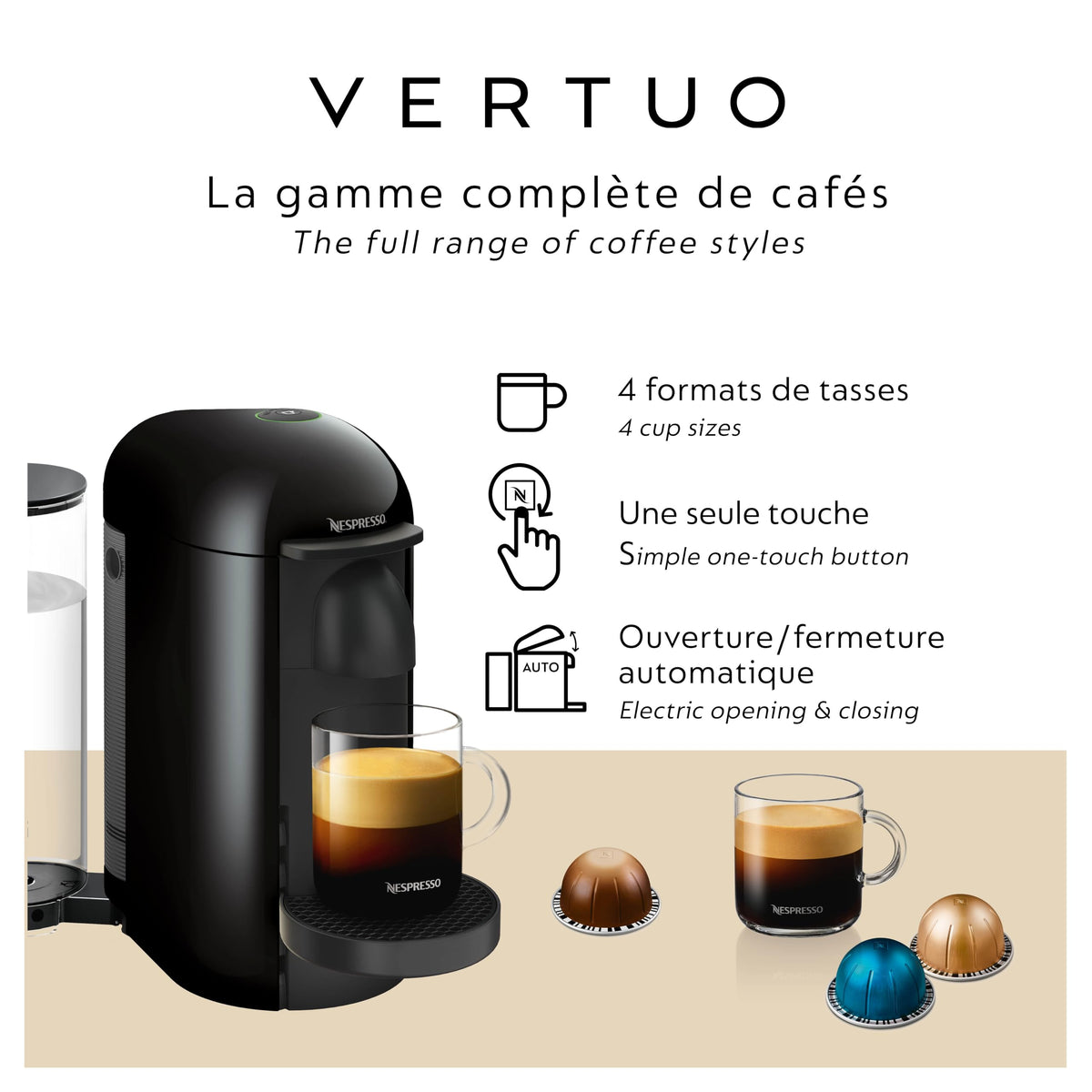 Ink Black Coffee and Espresso Maker B65556