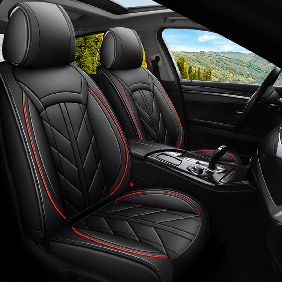 Waterproof Car Seat Covers Set of 5 M412
