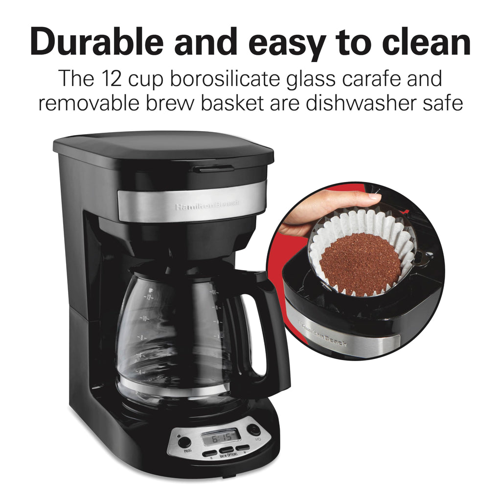12 Cup Programmable Drip Coffee Maker R9866