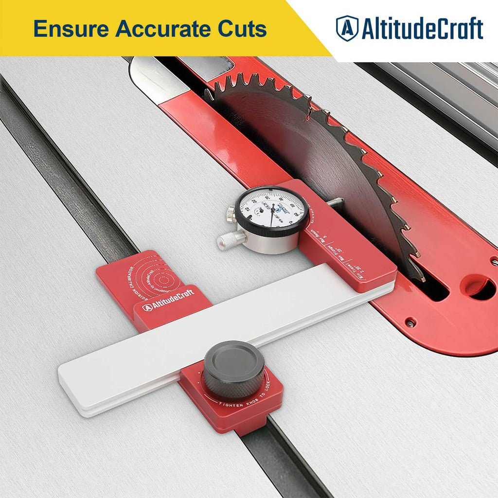 Table Saw Alignment Gauge with 0.001-Inch Dial Indicator R9800