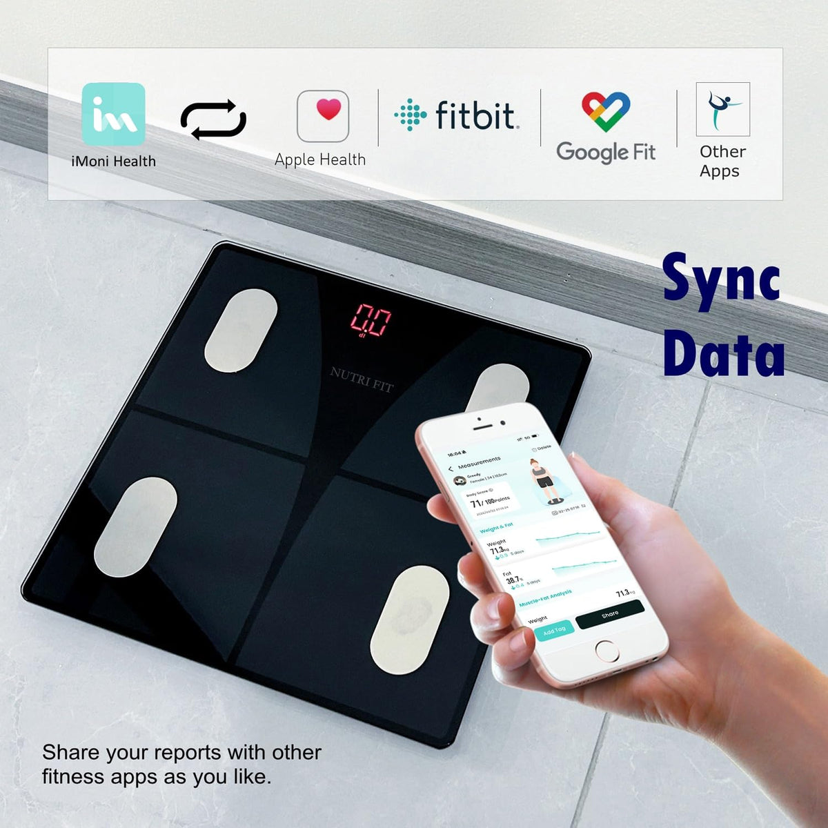 Digital Bathroom Scale J656354