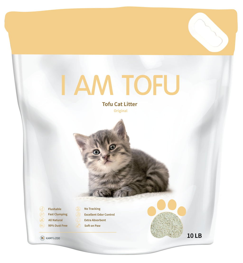 Tofu Cat Litter Low Dust Clumping Odor Control 10 LBS T15829