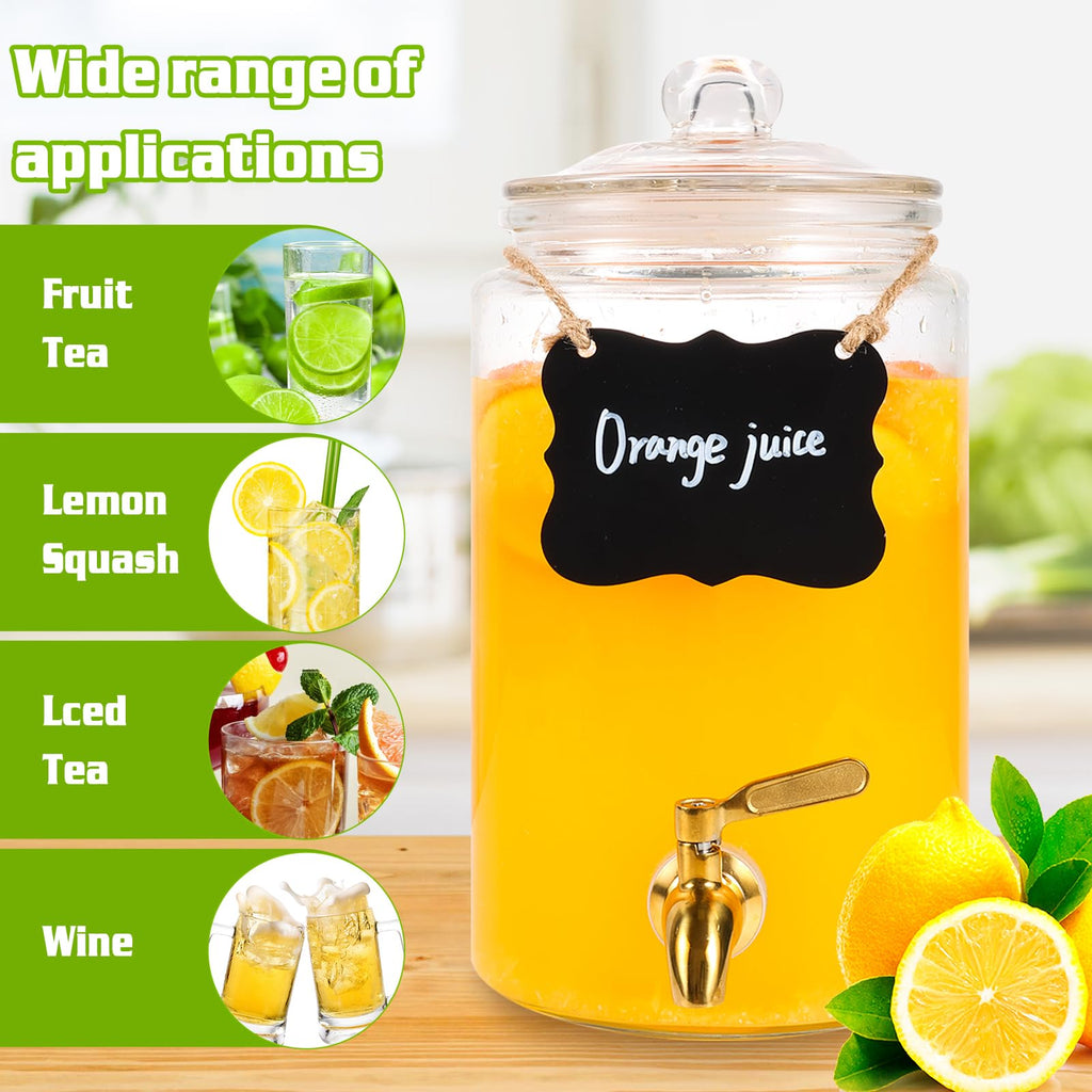 2 Pack 1 Gallon Beverage Dispenser with Stand Z44464