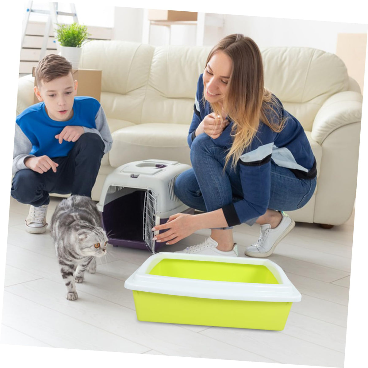 Sifting Cat Litter Box with Frame W73438