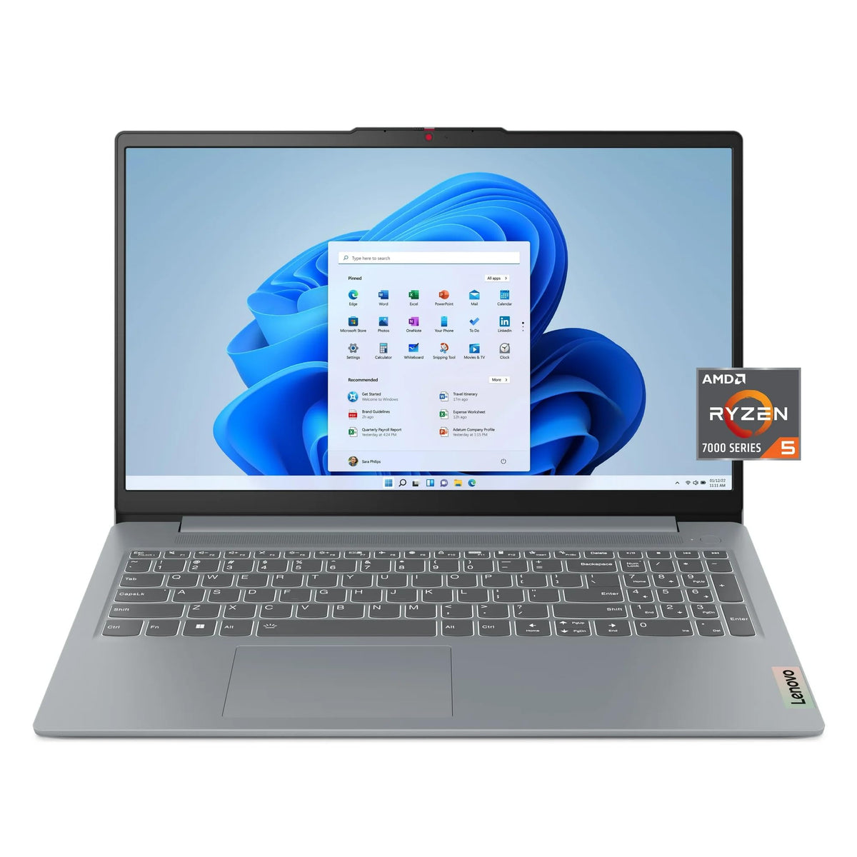15.6" FHD Touch Laptop AMD Ryzen 5 8GB DDR5 RAM 512 SSD Windows 11 J3429