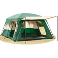 Extra Large 12-14 Person 2 Room Waterproof Double Layer Cabin Tent L256
