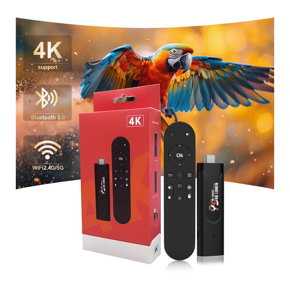 Android 13.0 4K TV Stick 2GB RAM 16GB ROM B119