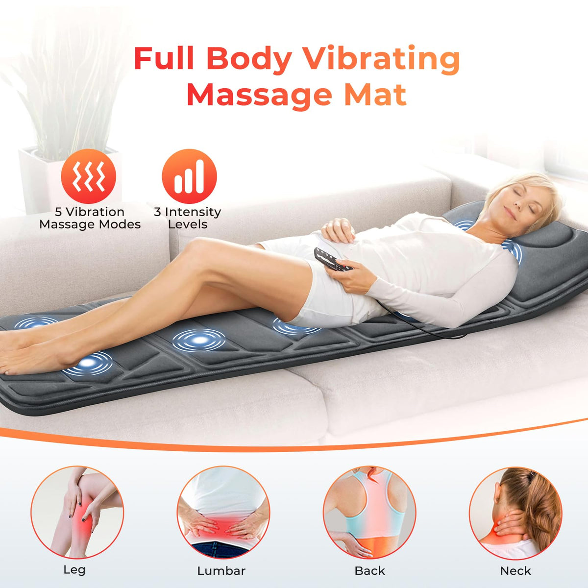 Full Body Massage Mat with Heat N344181