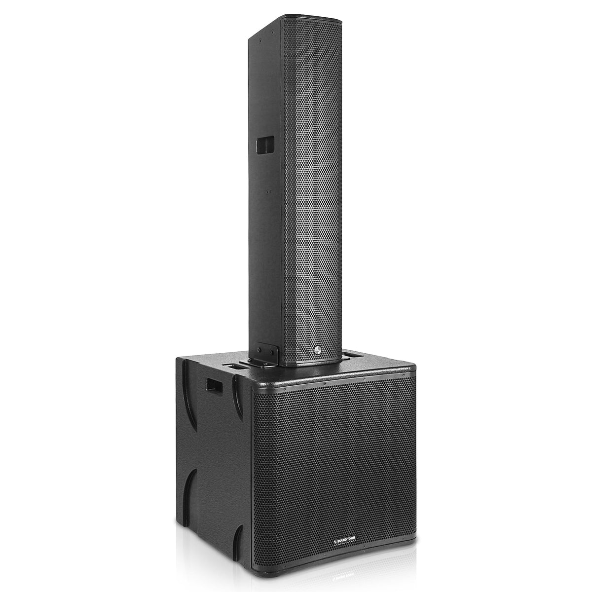 Powered Column Array Speaker System with 18" Subwoofer and Bluetooth B92903