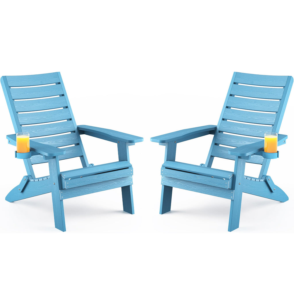 Blue Adirondack Chair Set of 2 G78674