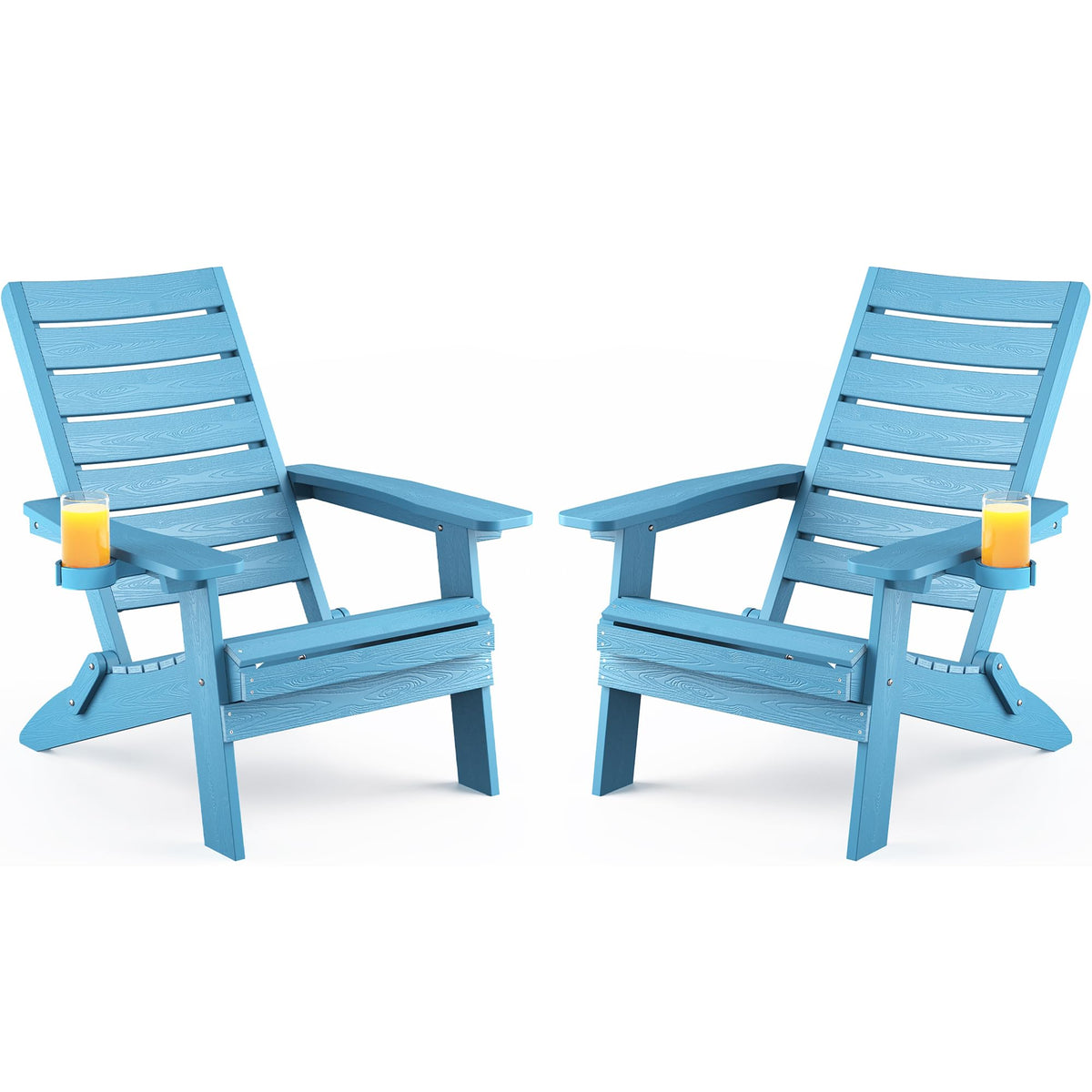 Blue Adirondack Chair Set of 2 G78674